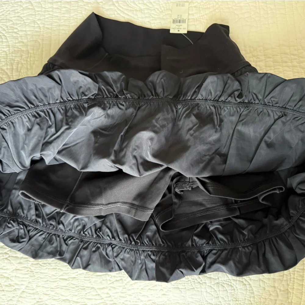 Offline by Aerie Black Mini Bubble Skirt